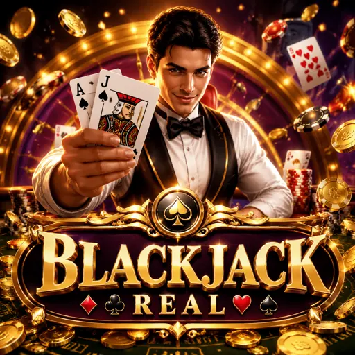 Mesa de blackjack com cartas e fichas escuras